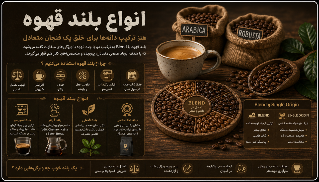 هنر ترکیب دانه‌ها برای خلق یک فنجان متعادل